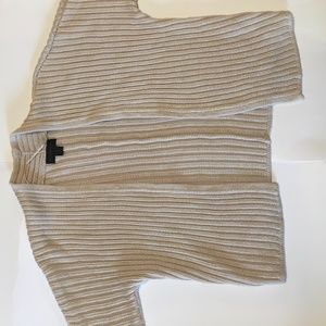 Cream Worthington Medium Knit Blazer